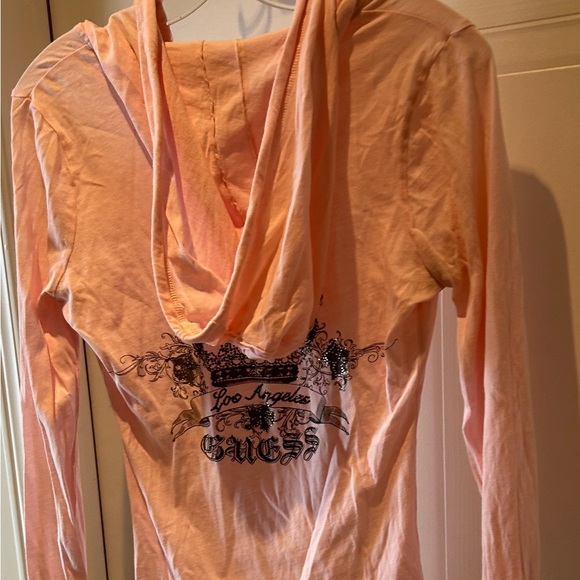 Guess size M 100% cotton shirt with hood - Picture 3 of 4